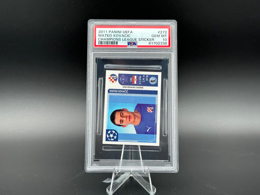 Mateo Kovacic Panini UEFA Champions League 2011 #272 Autocollant PSA 10