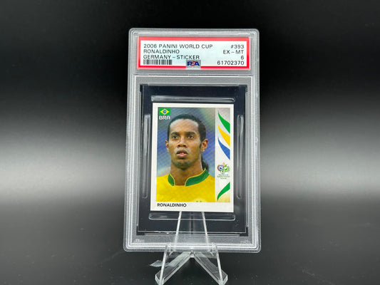 Ronaldinho Panini World Cup 2006 #393 Sticker PSA 6