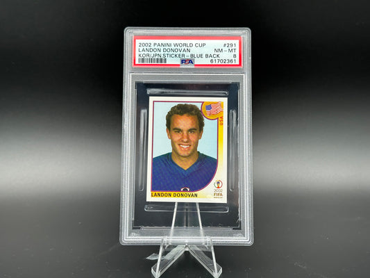 Landon Donovan Panini Coupe du Monde 2002 #291 Autocollant PSA 8