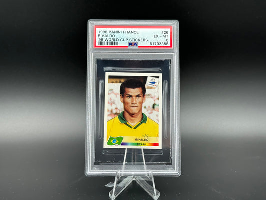 Rivaldo Panini Coupe du Monde 1998 #26 Autocollant PSA 6