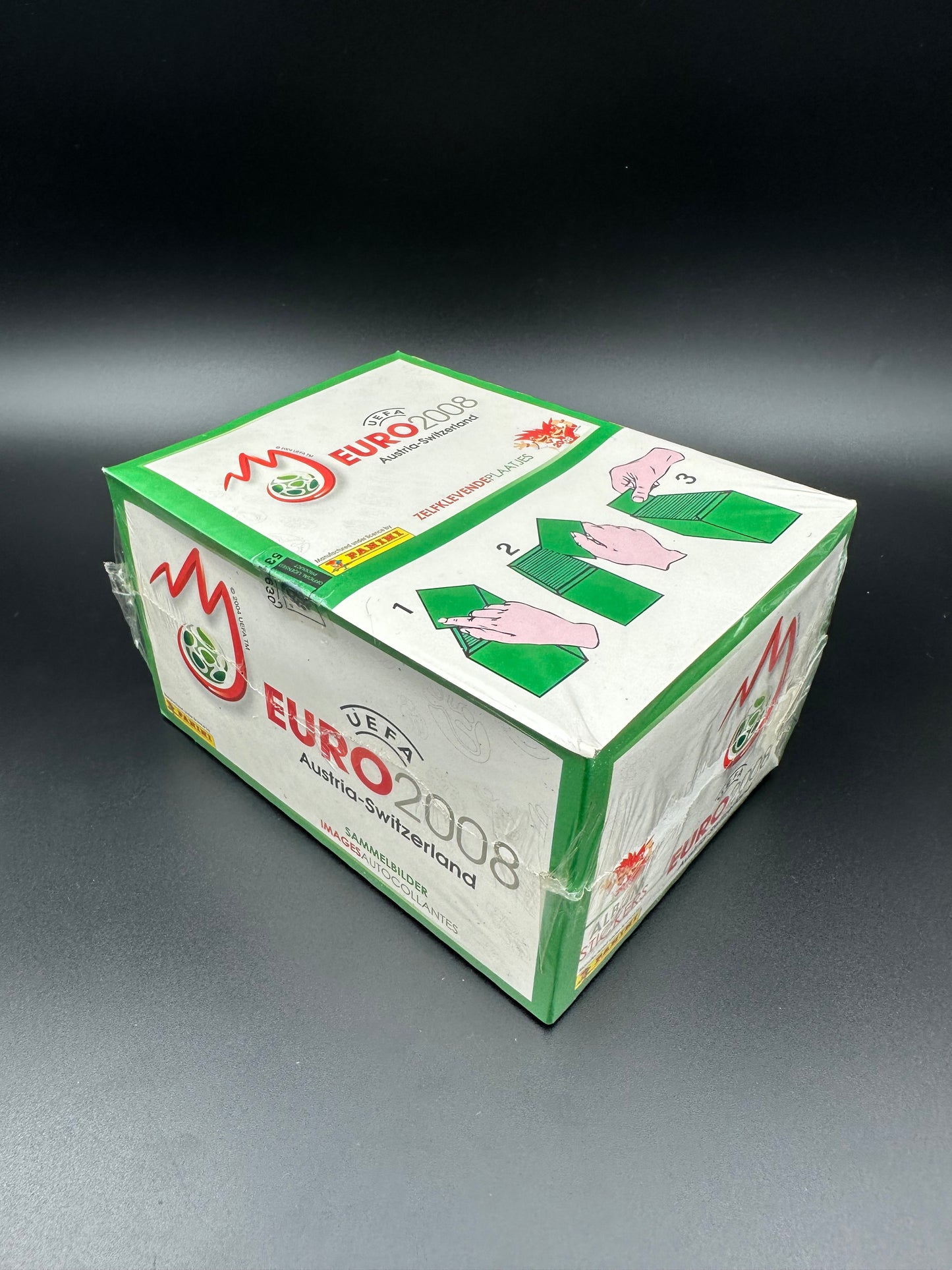 Panini Euro 2008 Sticker Pack 3er Set Sealed