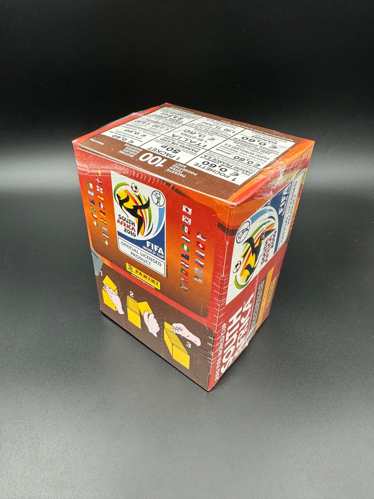 Panini World Cup 2010 Confezione di adesivi Set di 3 sigillati