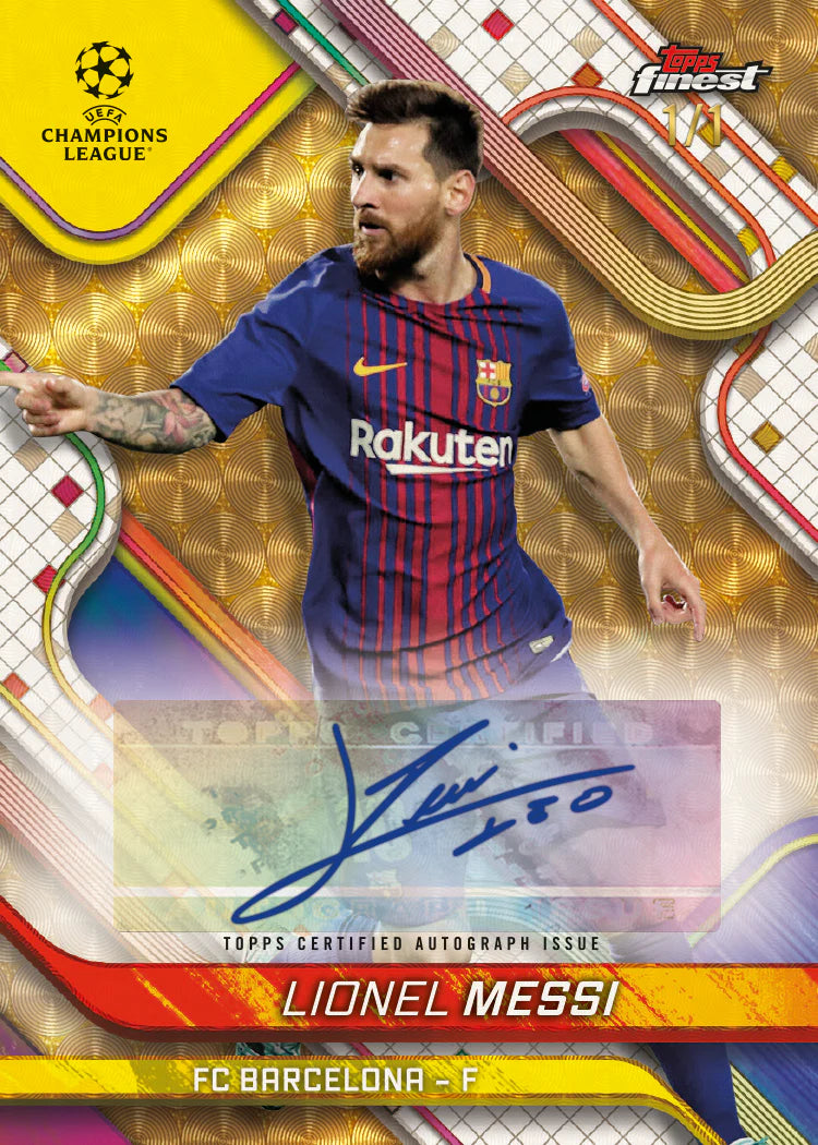 Topps UEFA Club Competitions Finest Hobby Box 2024/25 Sealed