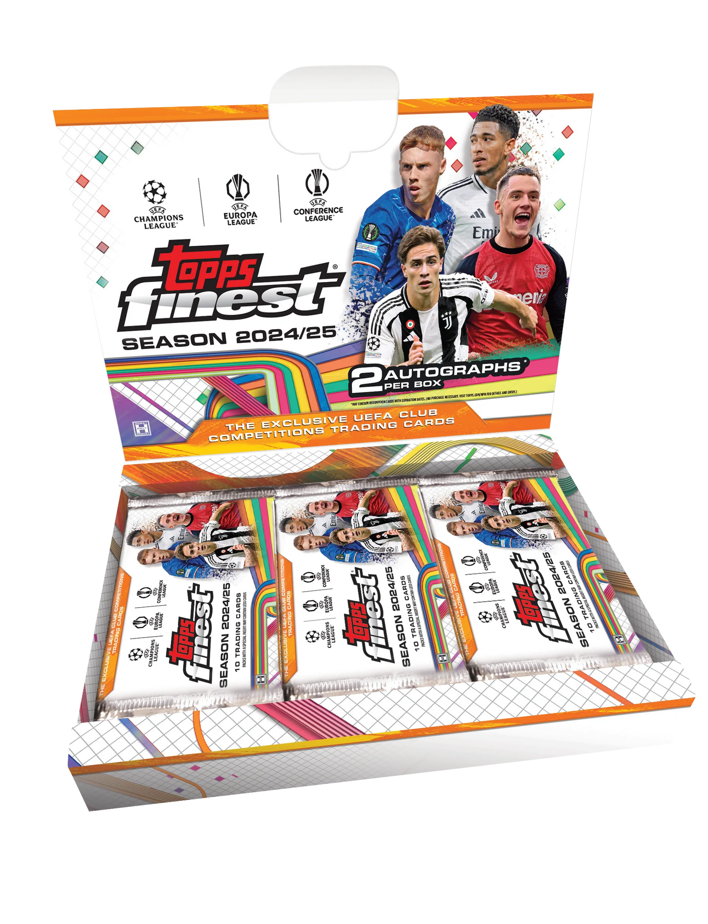 Topps UEFA Club Competitions Finest Hobby Box 2024/25 Sealed