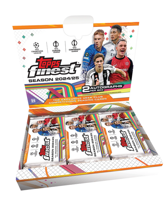 Topps UEFA Club Competitions Finest Hobby Box 2024/25 Sealed