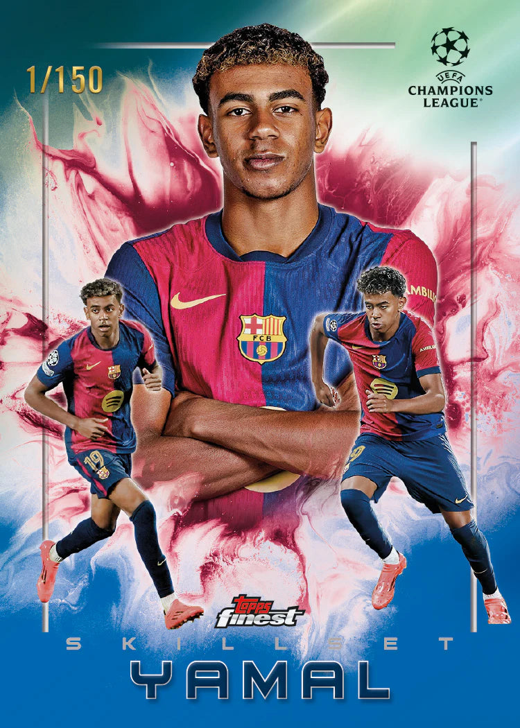 Topps UEFA Club Competitions Finest Hobby Box 2024/25 Sealed