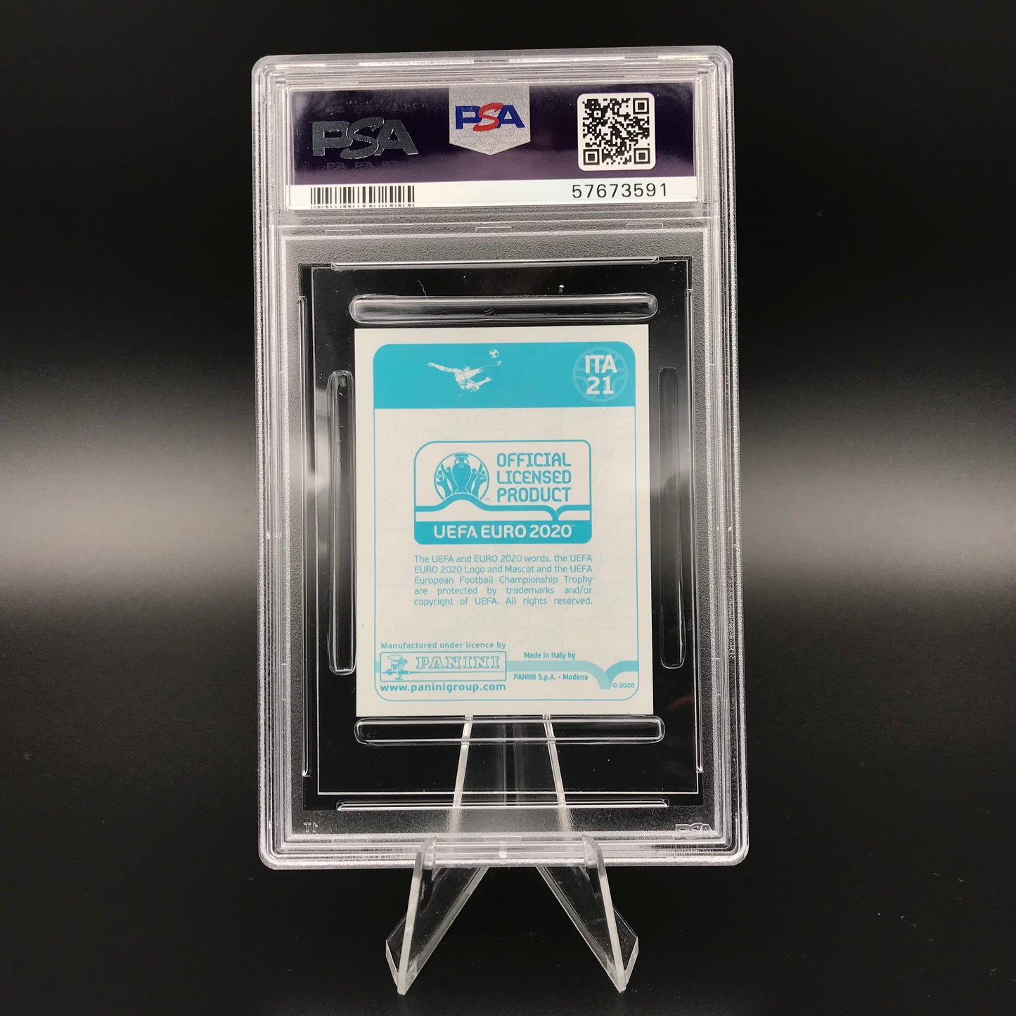 Sandro Tonali Panini Euro 2020 #ITA21 Autocollant PSA 8