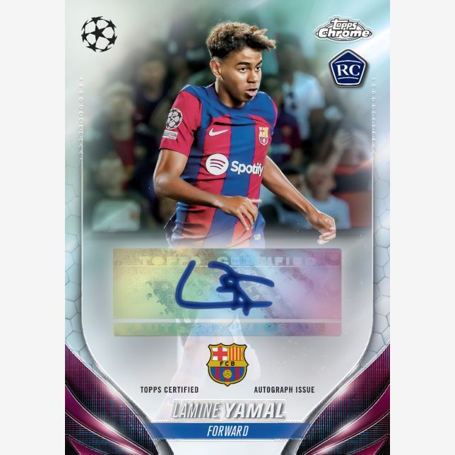 Topps Chrome UEFA Club Competitions - Jumbo Box 2023-24 Sealed