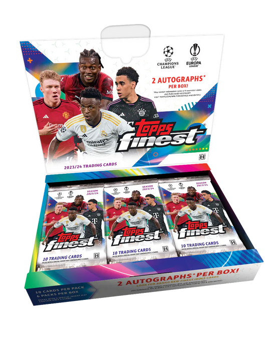 Topps UEFA Club Competitions Finest Hobby Box 2023/24 Sealed