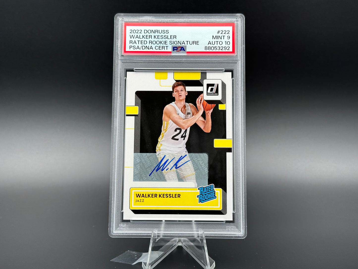 Walker Kessler RC 2022 Donruss Rookie Signature PSA 9 / PSA 10 AUTO