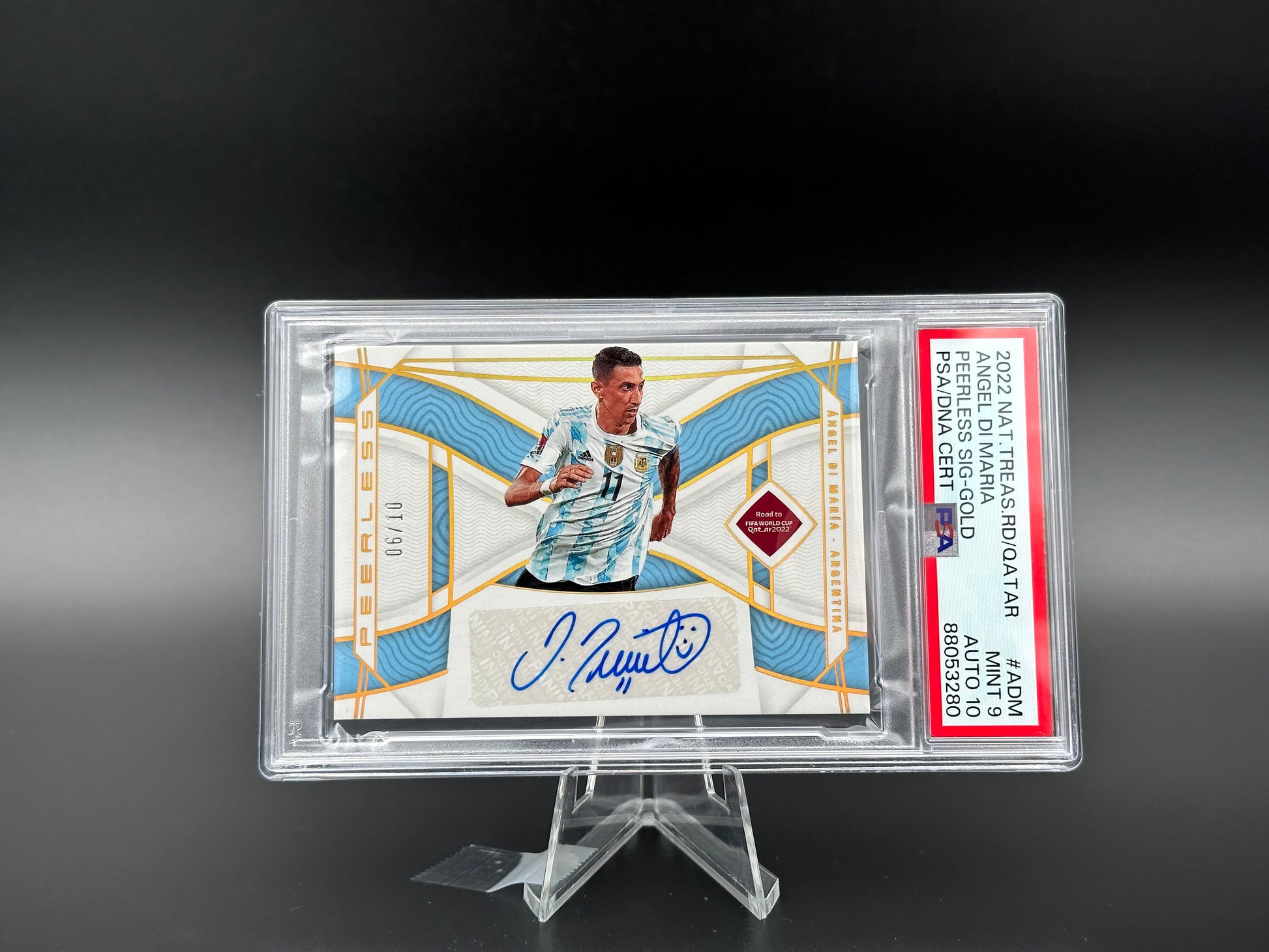 Panini National Treasures Di Maria Auto Panini National Treasures Di Maria Auto