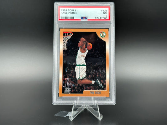 Paul Pierce 1998 Topps PSA 7