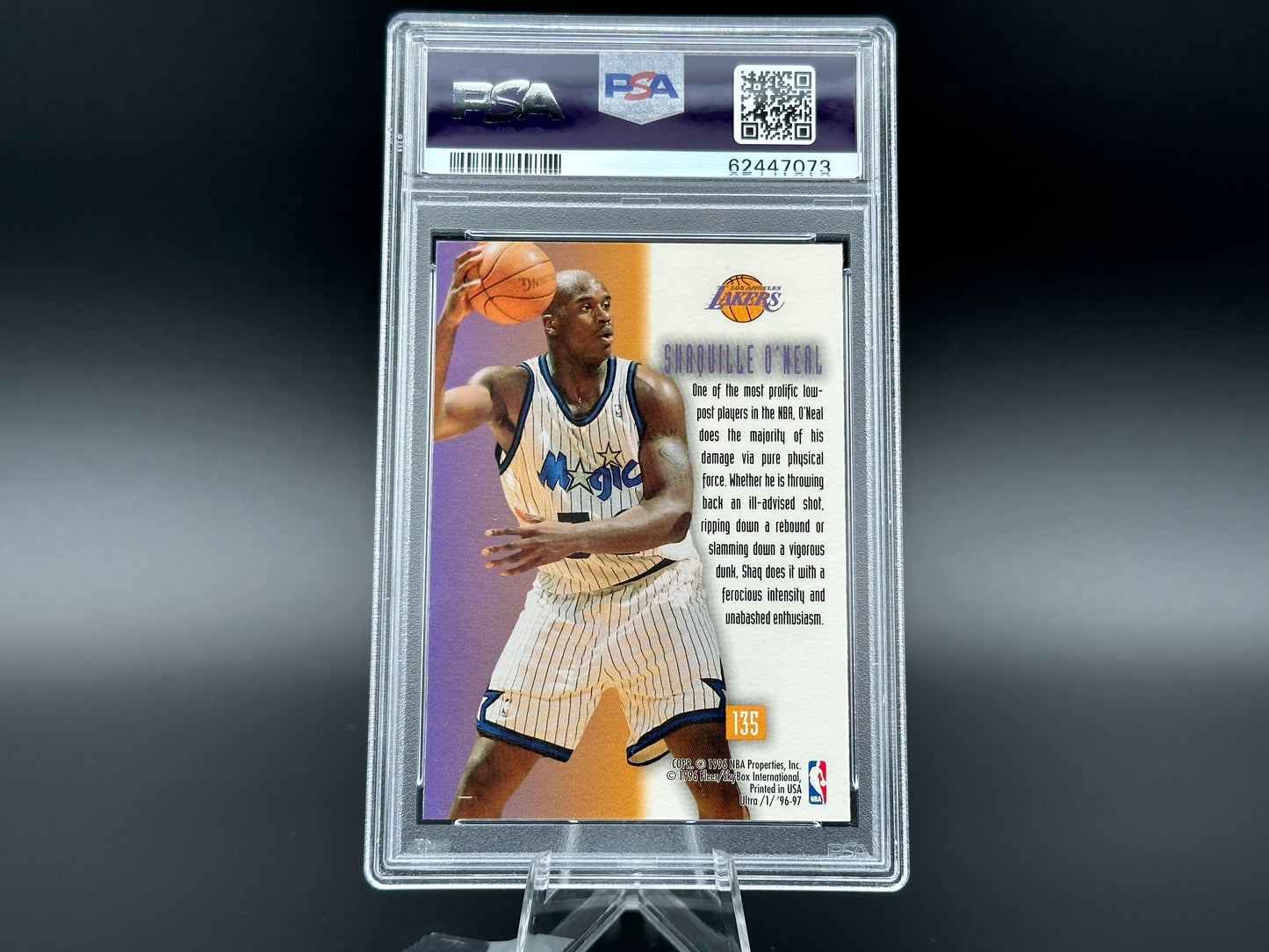 Shaquille O'Neal 1996 Fleer Ultra PSA 9