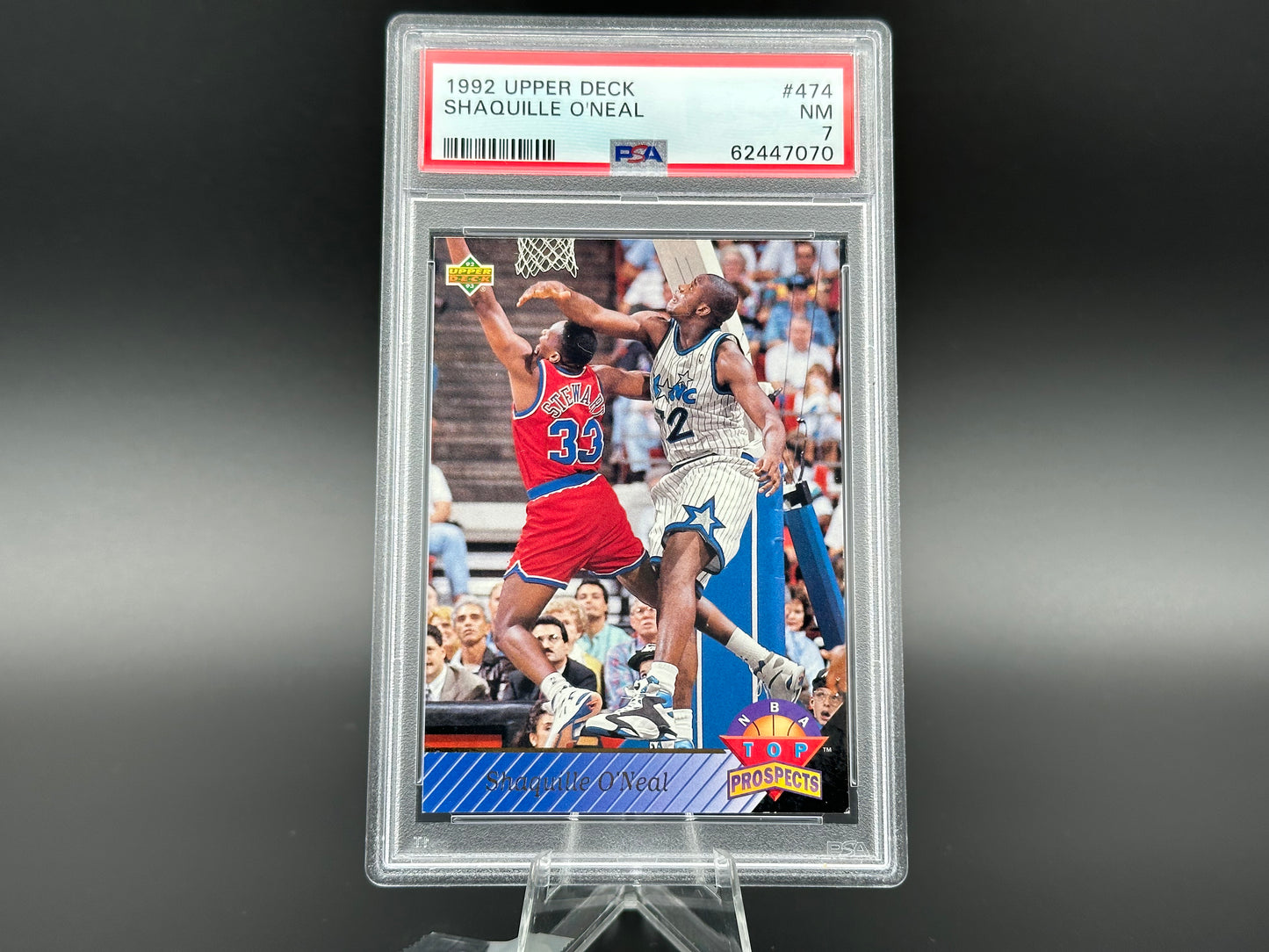 Shaquille O'Neal 1992 Upper Deck PSA 7