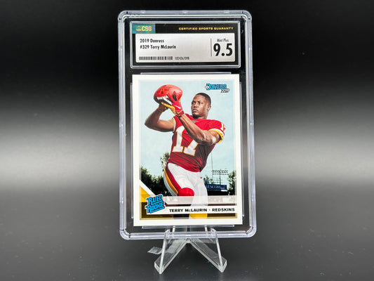 Terry McLaurin 2019 Donruss Rookie CSG 9.5