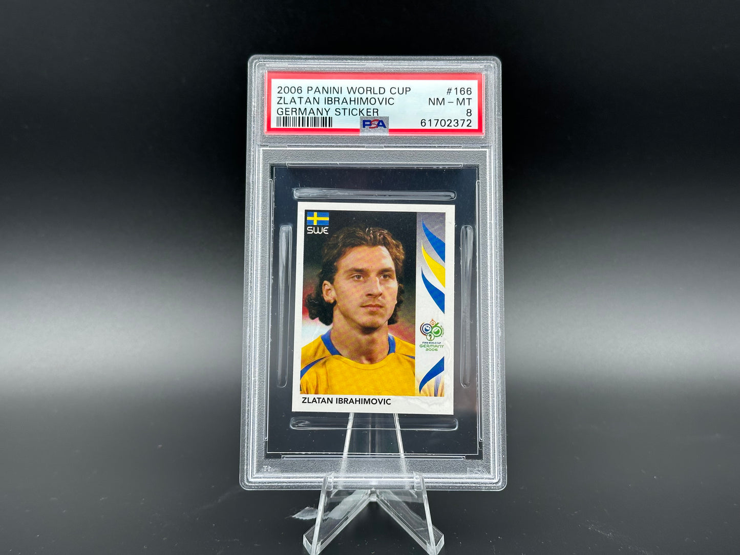 Zlatan Ibrahimovic Panini Coupe du Monde 2006 #166 Autocollant PSA 8