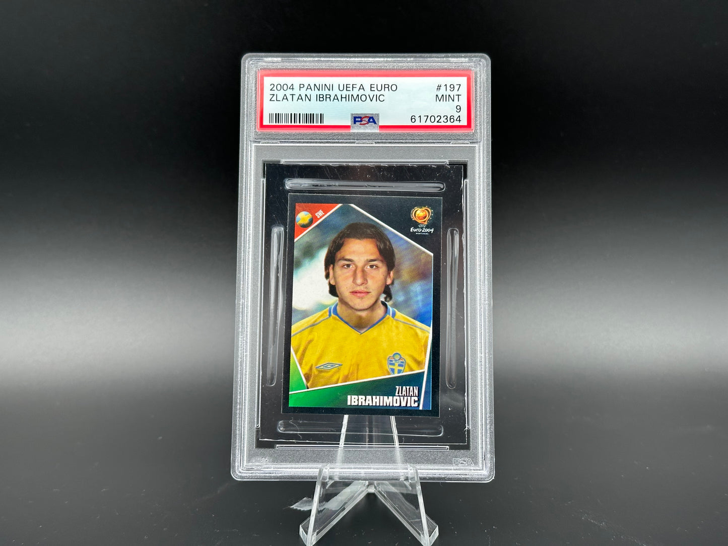 Zlatan Ibrahimovic UEFA Euro 2004 #197 Autocollant PSA 9