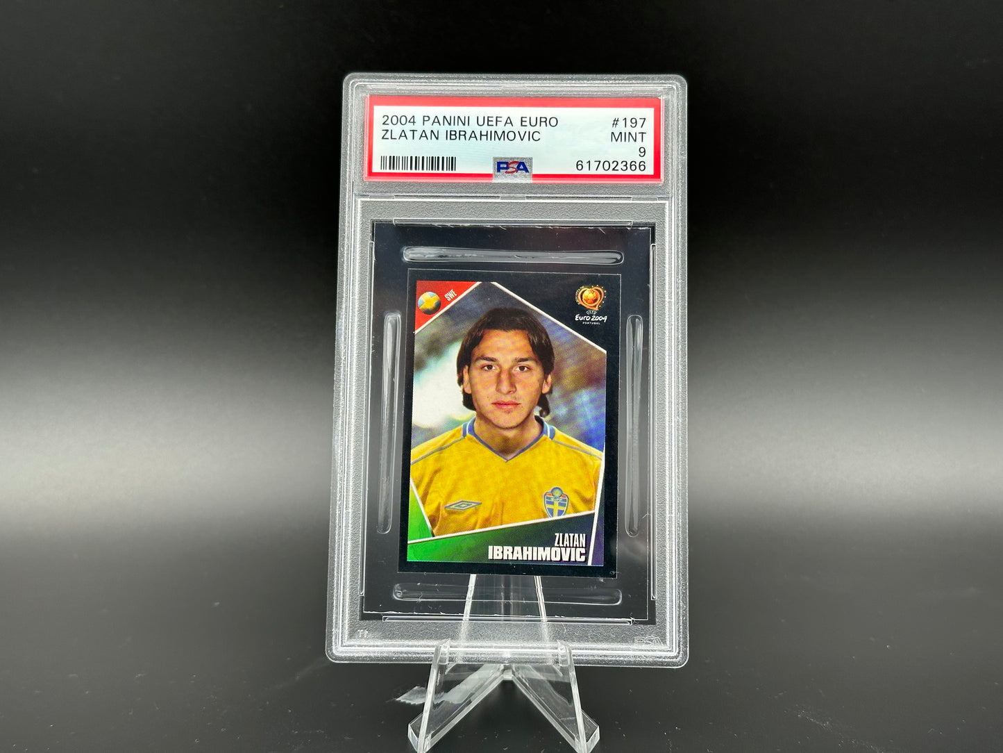 Zlatan Ibrahimovic UEFA Euro 2004 #197 Autocollant PSA 9