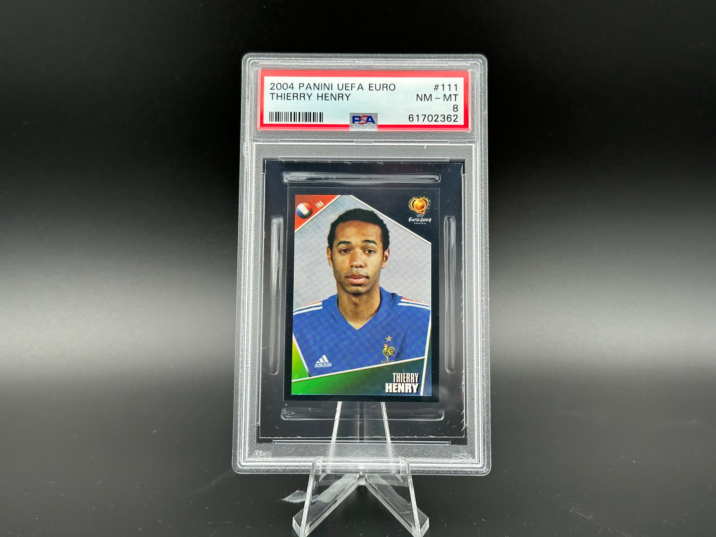 Thierry Henry UEFA Euro 2004 #111 Autocollant PSA 8