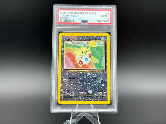 Togepi holo inversé Promo Île du Sud PSA 6