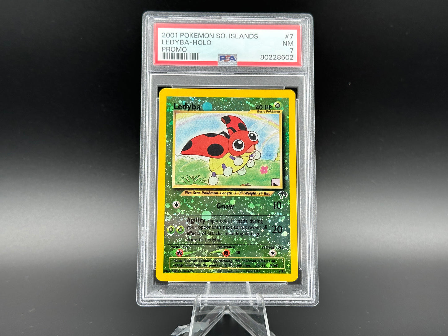 Ledyba reverse holo Southern Island Promo PSA 7