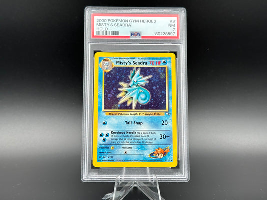 Misty's Seadra holo Gym Heroes PSA 7