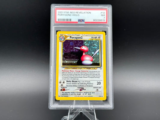 Porygon2 holo Néo Révélation PSA 7