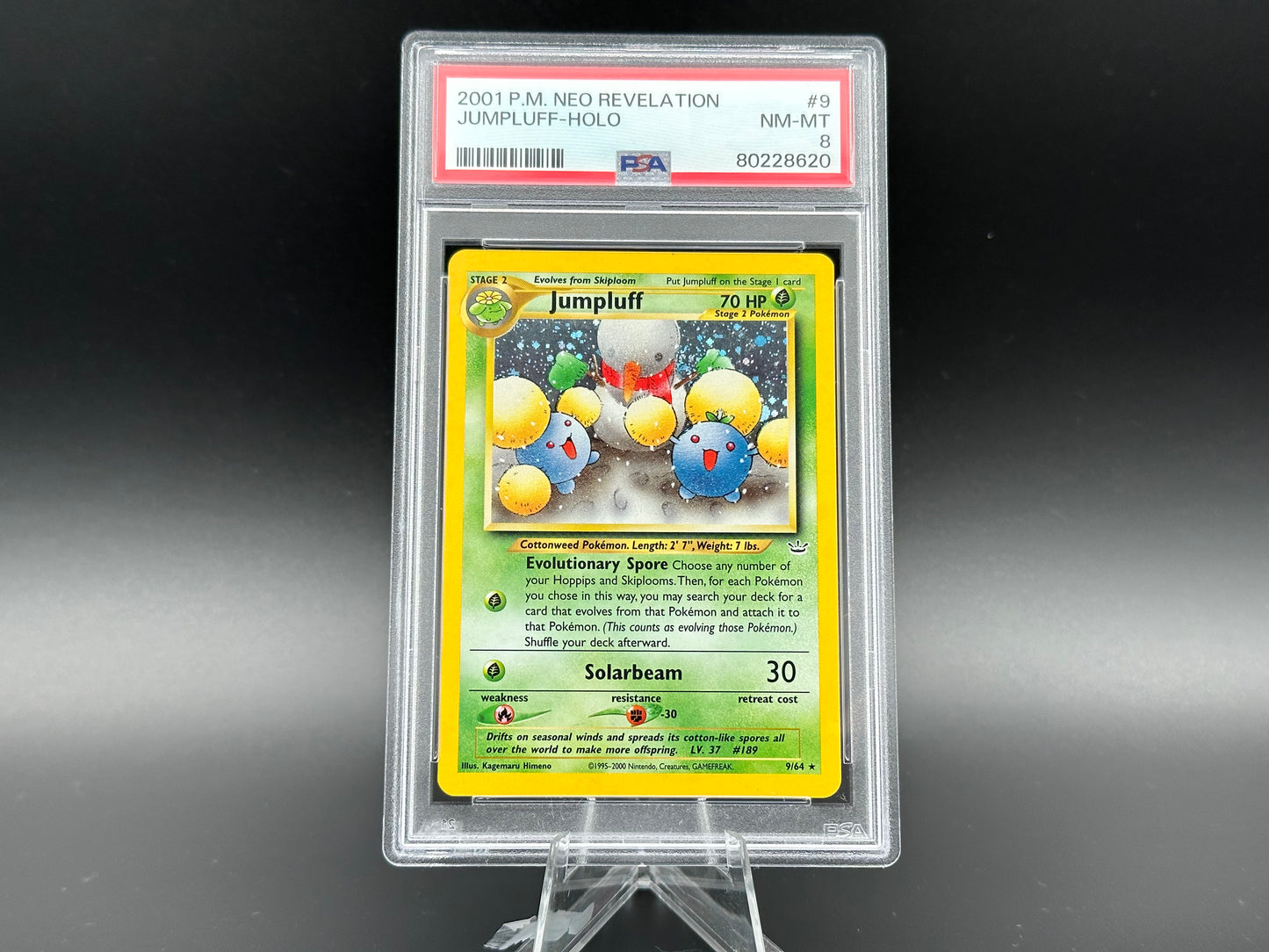 Jumpluff olo Neo Revelation PSA 8