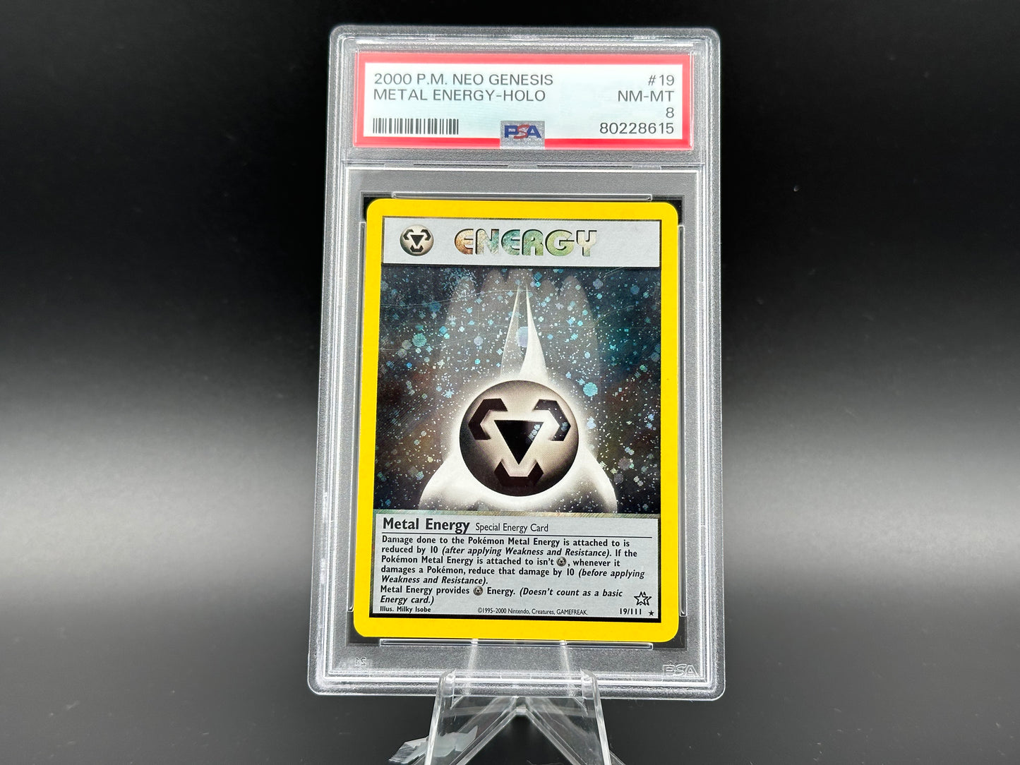 Metal Energy ologramma Neo Genesis PSA 8