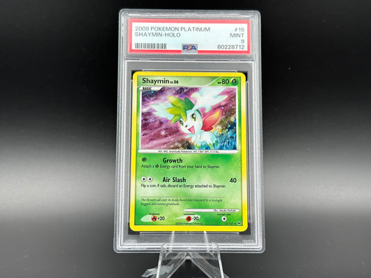 Shaymin holo Platine Base PSA 9