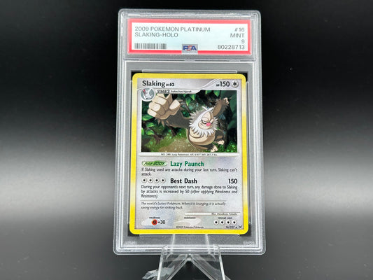 Slaking holo Platine Base PSA 9