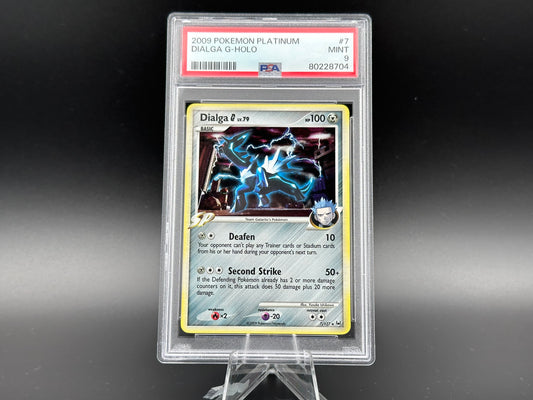 Dialga G holo Platinum Base PSA 9