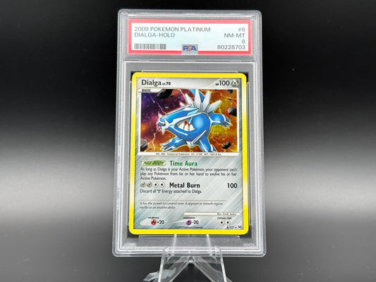 Dialga holo Platine Base PSA 8