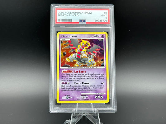 Giratina holo Platine Base PSA 9