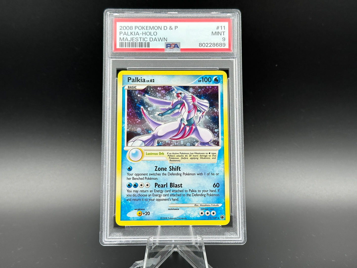 Palkia holo Diamond & Pearl Majestic Dawn PSA 9