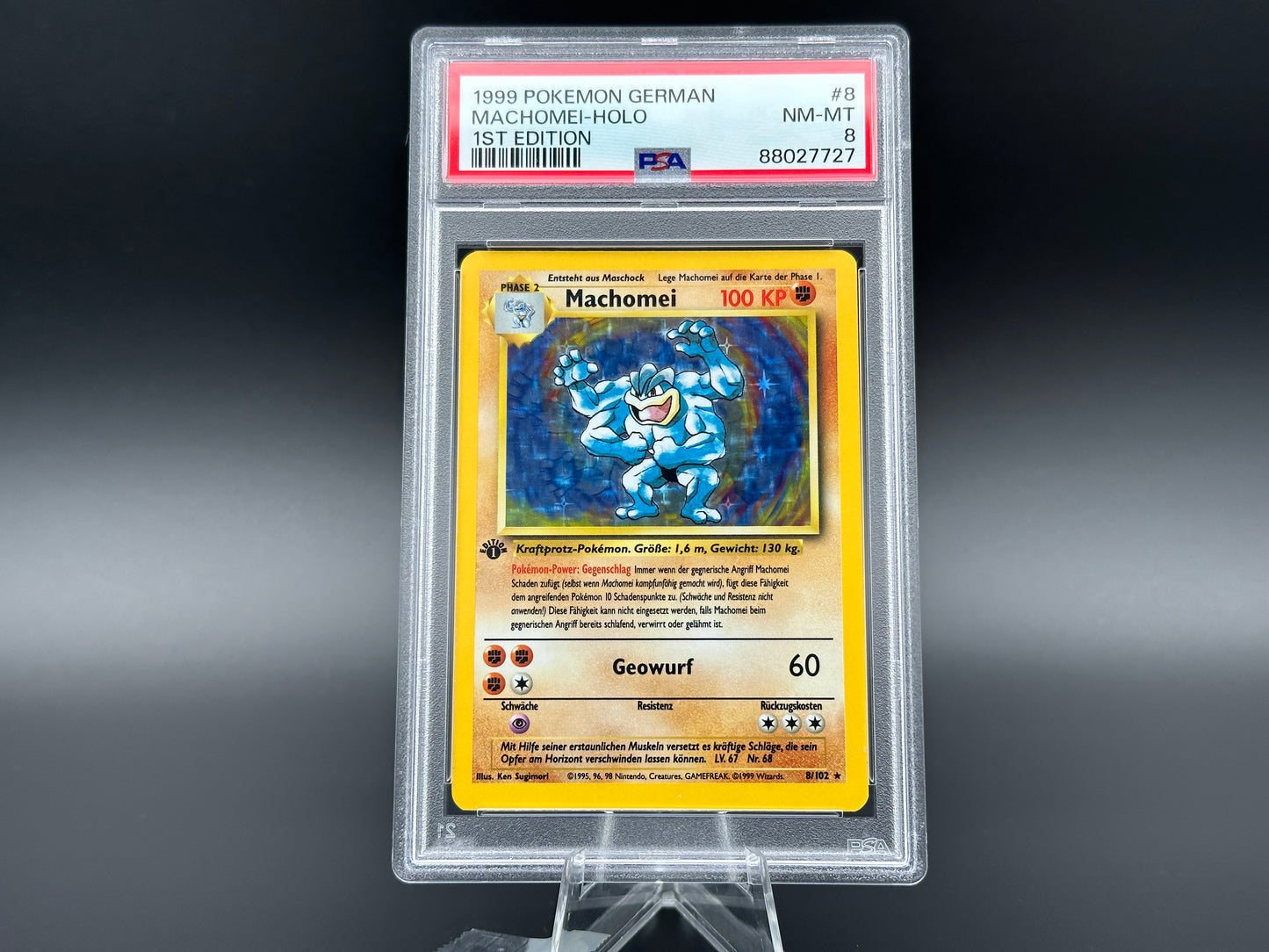 Machomei holo Basis Set 1. Edition PSA 8