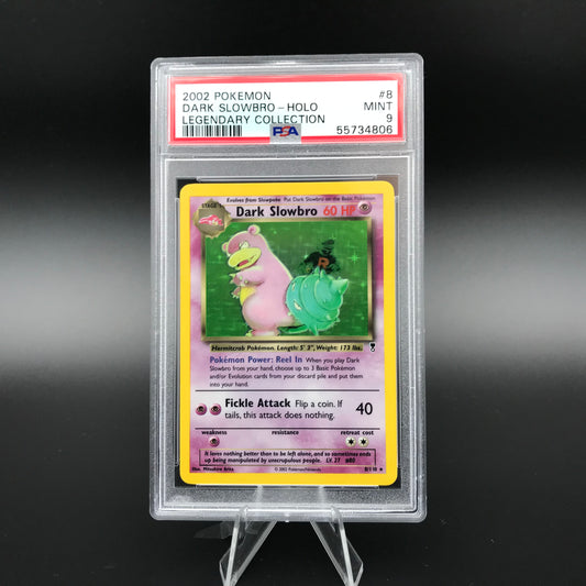 Dark Slowbro holo Legendary Collection PSA 9