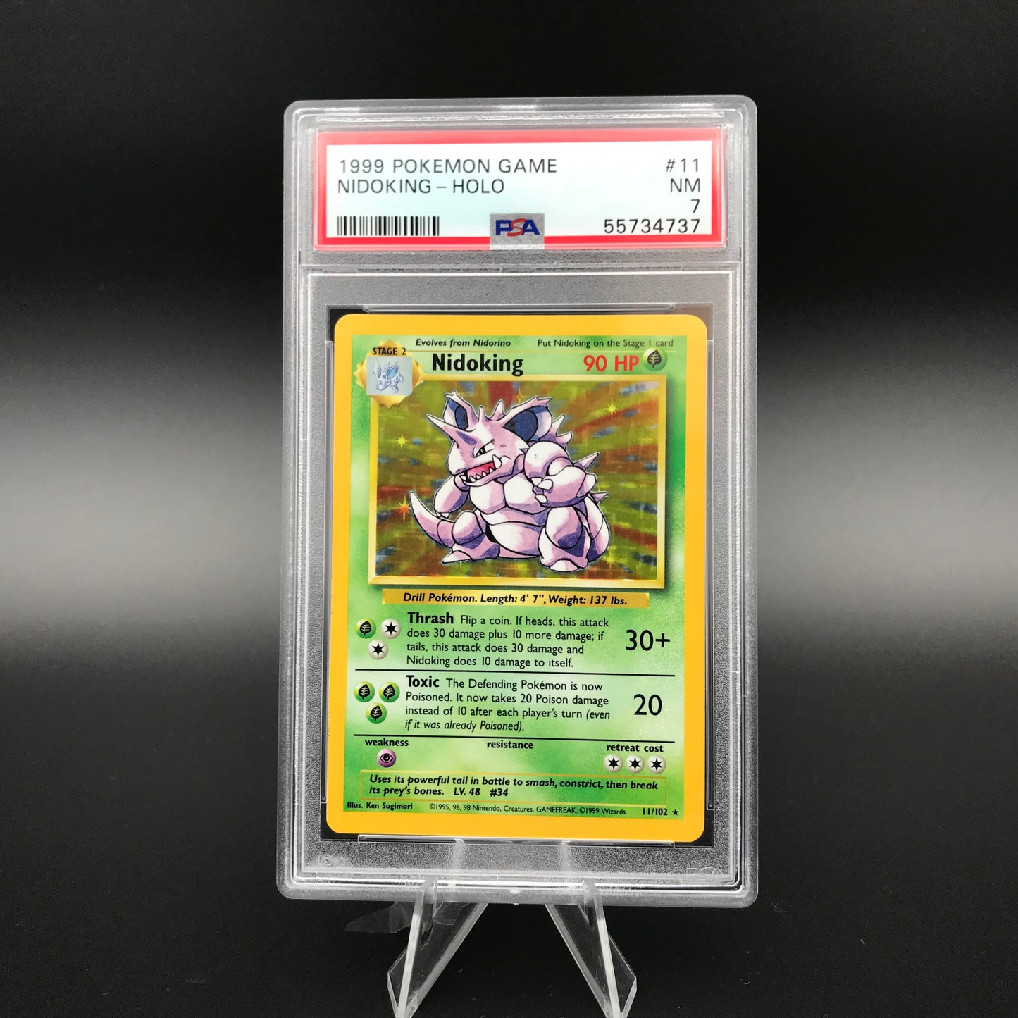 Ensemble de base holographique Nidoking PSA 7