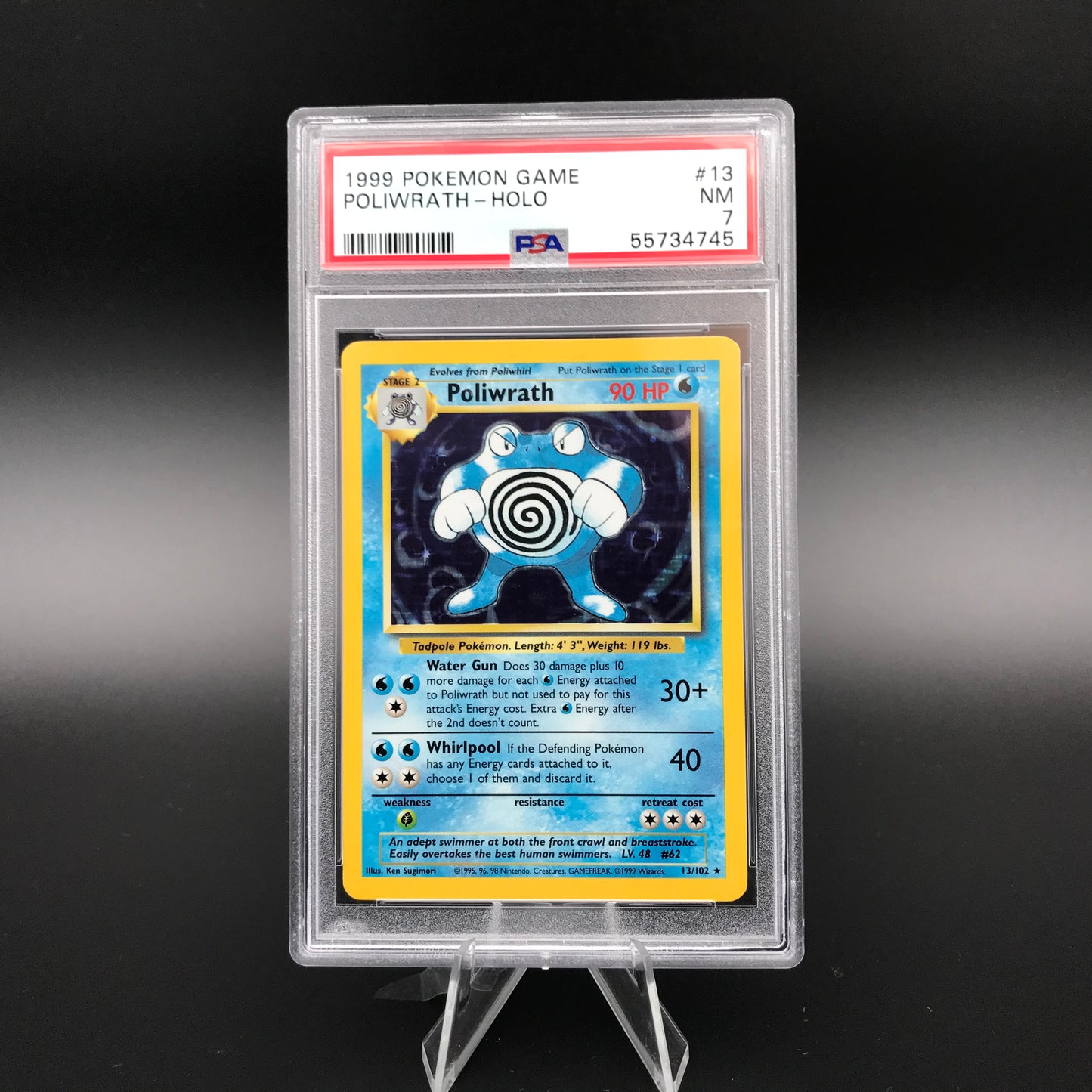 Ensemble de base holographique Poliwrath PSA 7