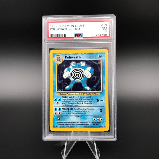 Set base olografica Poliwrath PSA 7