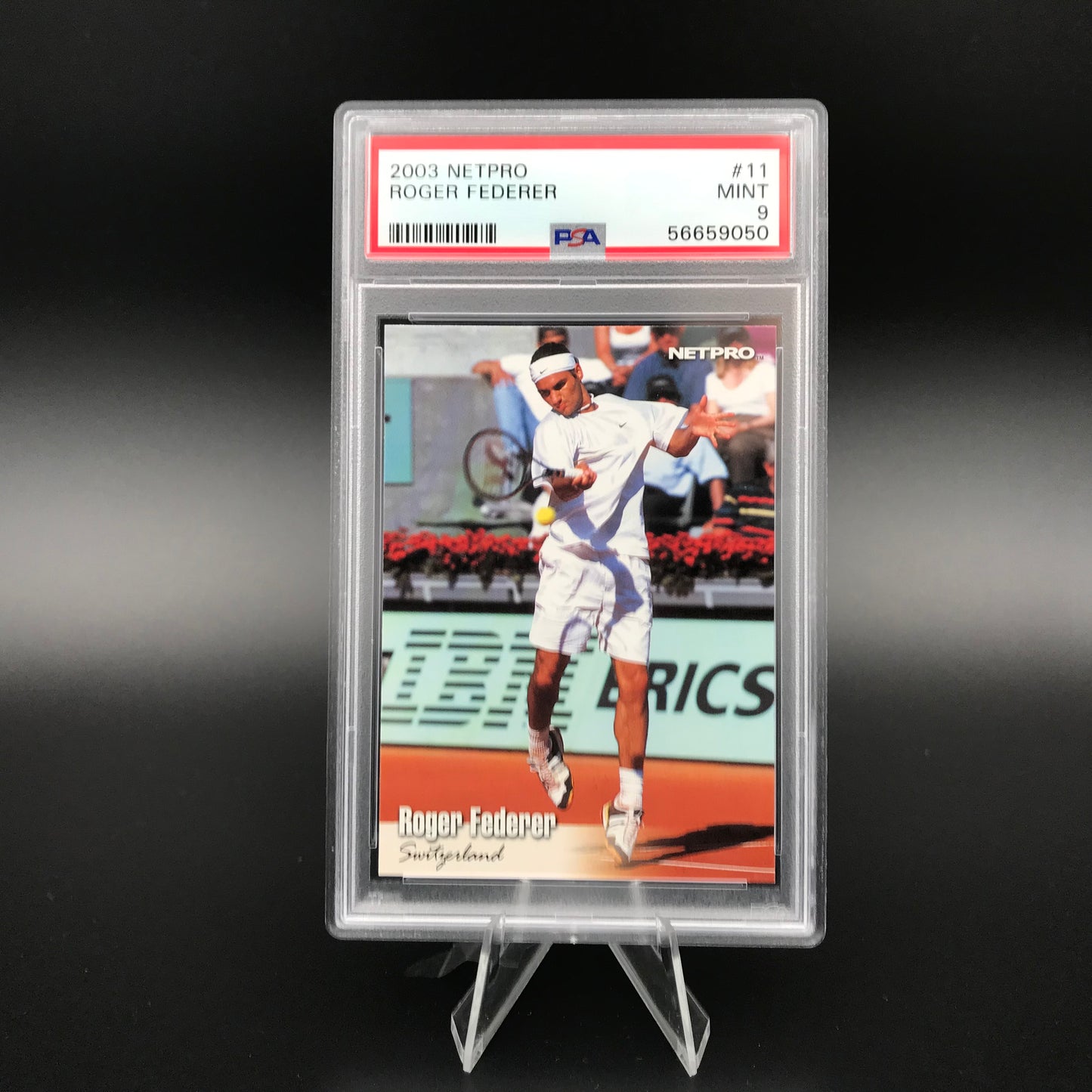 Roger Federer Netpro PSA 9