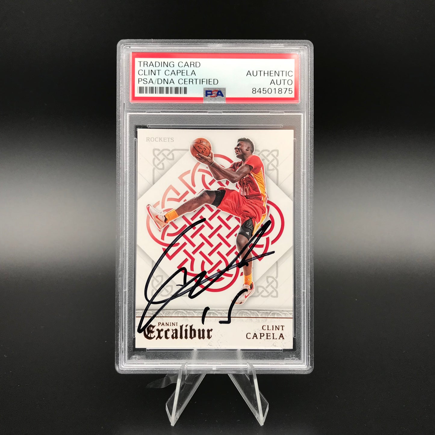 Carta collezionabile Clint Capela PSA AUTO