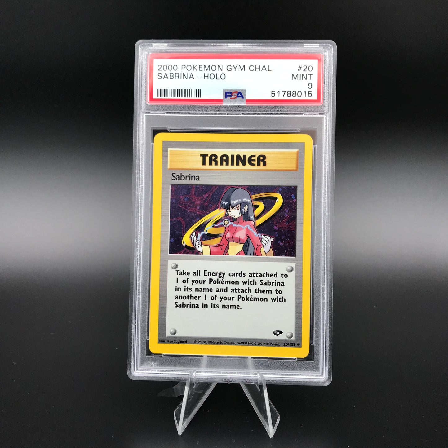 Sabrina holo Gym Défi PSA 9