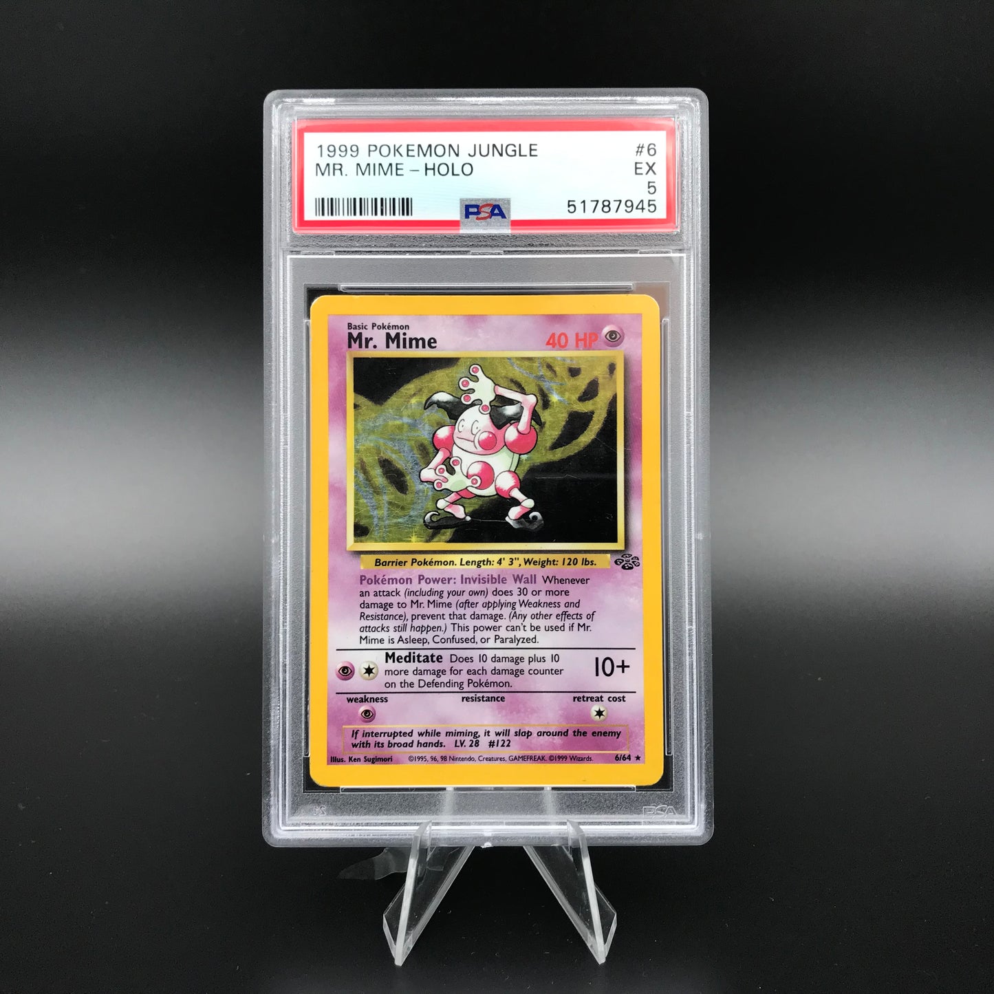 Mr. Mime olo Jungle PSA 5