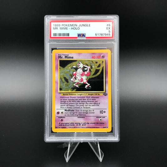 Mr. Mime holo Jungle PSA 5