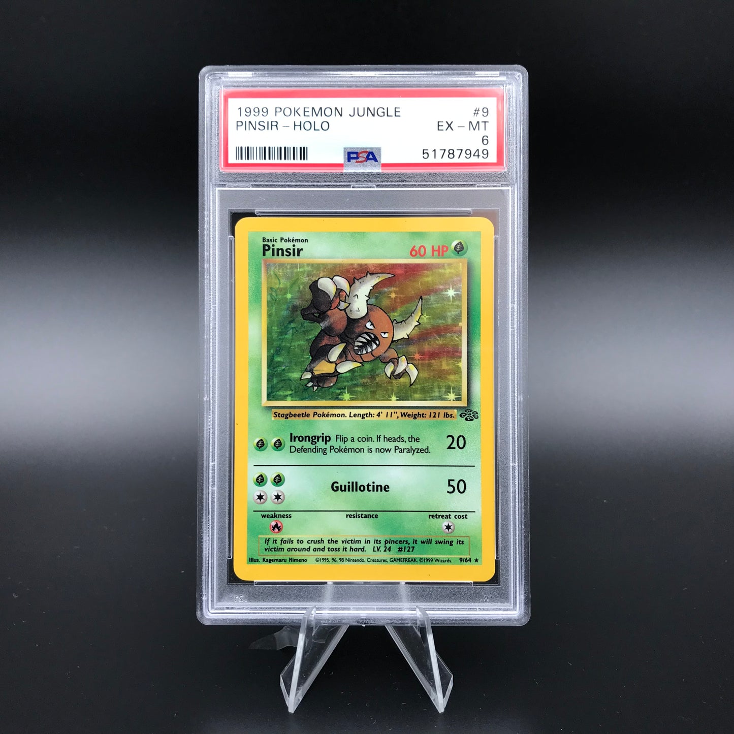 Pinsir holographique Jungle PSA 6