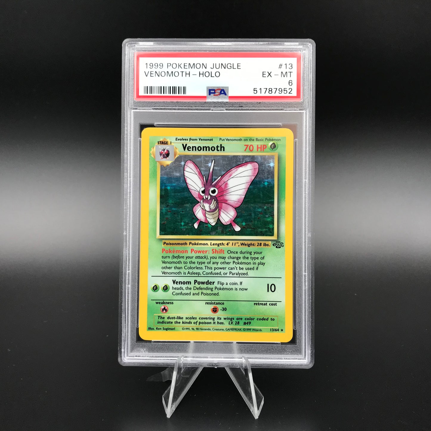 Venomoth olo Giungla PSA 6