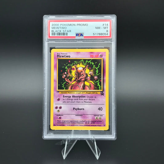 Mewtwo Blackstar Promo PSA 8