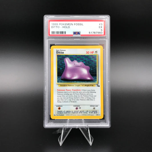 Ditto holo Fossil PSA 5