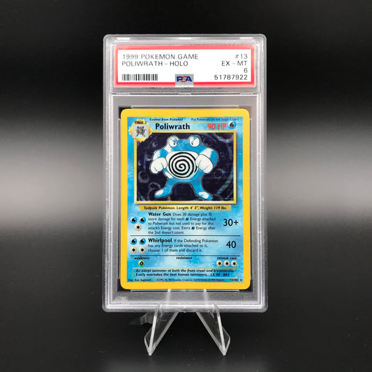 Poliwrath holo Base Set PSA 6